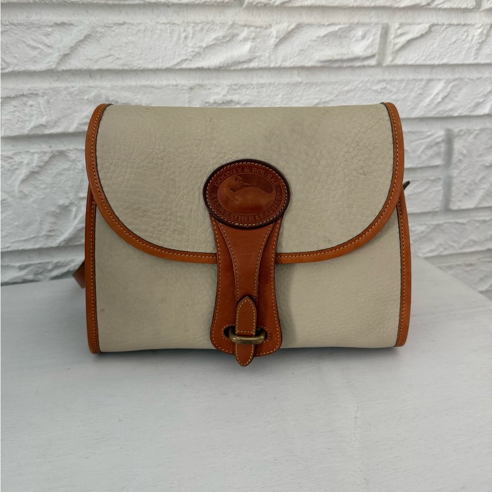 Vintage Dooney & Bourke All - Weather Leather Essex Crossbody Bag - Like New